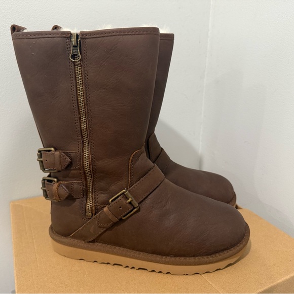 New with box!UGG Kaila Boots Brown Size 4 - Picture 5 of 9